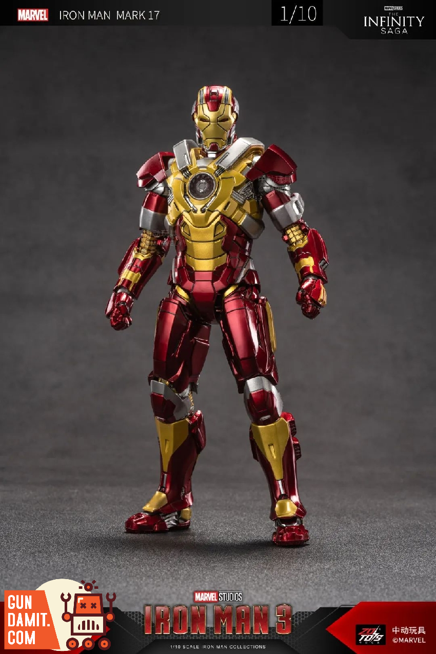 ZT Toys 1/10 Marvel Iron Man Mark 17 Heartbreaker | GunDamit.com