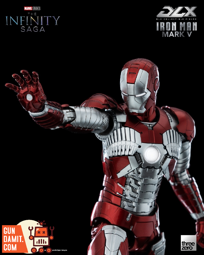 その他 Threezero DLX The Infinity Saga Iron Man Threezero Marvel Studios The Infinity Saga DLX Iron Man Mark