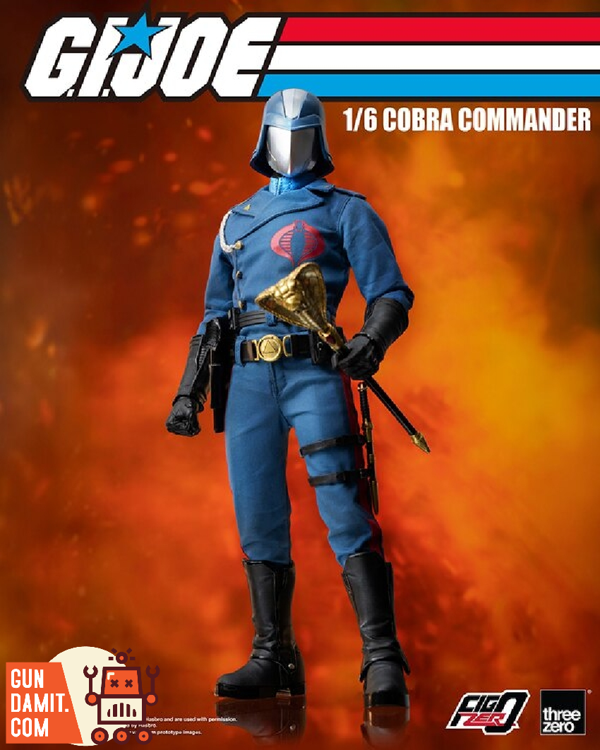 Threezero 1/6 FigZero G.I. Joe Cobra Commander - GunDamit Store