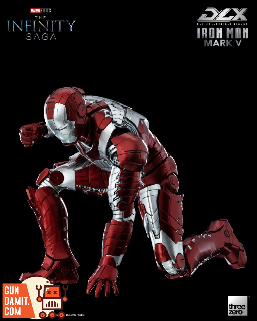 Threezero DLX Iron Man Mark 5 Infinity Saga Figure | GunDamit.com