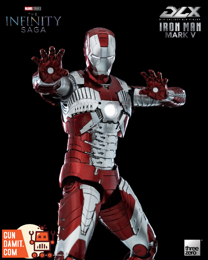 その他 threezero The Infinity Saga DLX Iron Man Marvel Studios: The Infinity SagaDLX Iron Man Mark 6