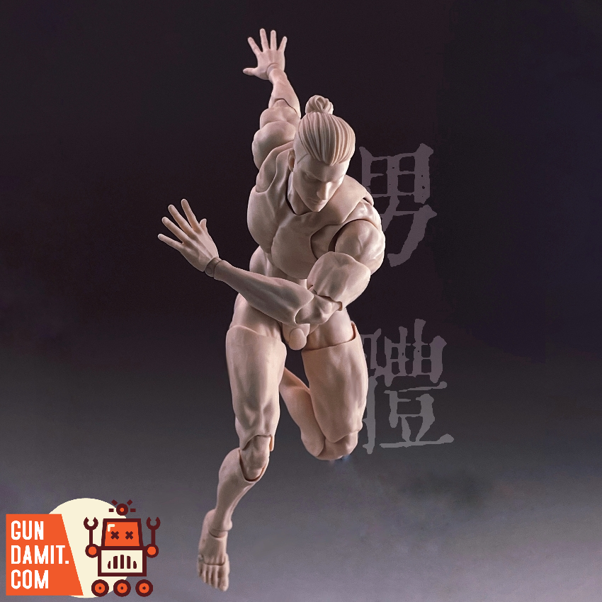Romankey&Cowl 1/12 Action Figure Male Body White Color