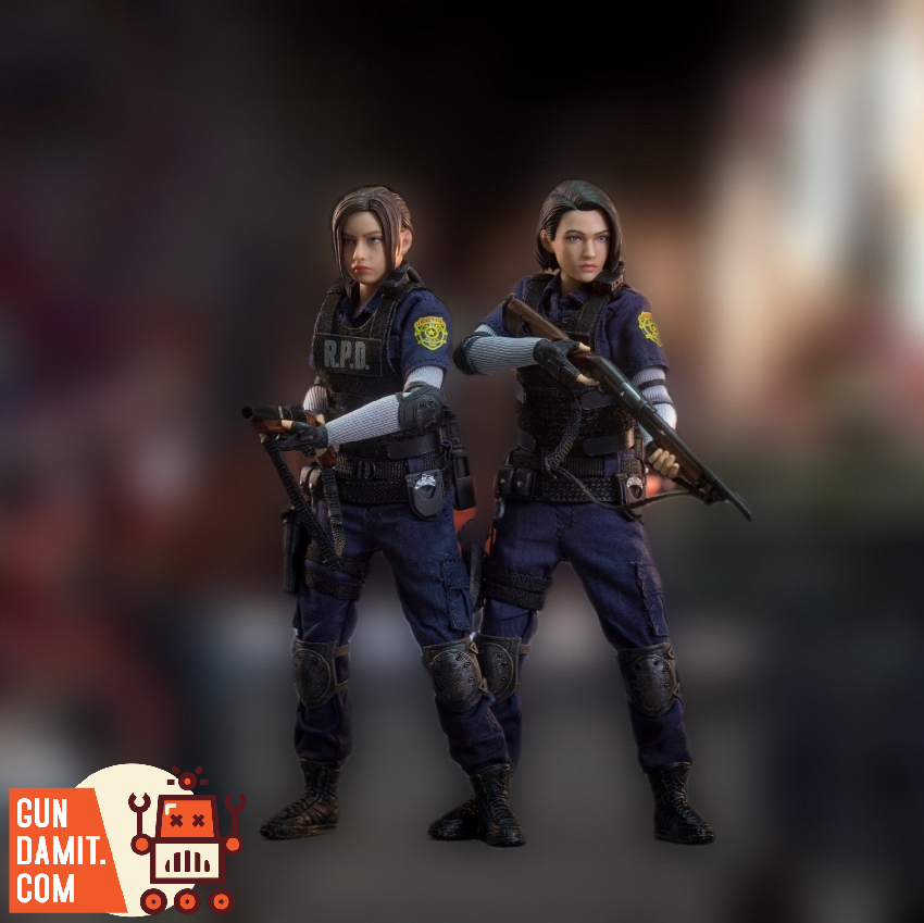 BROTOYS LR006 RPD Police 1/12ジル　クレア2体セット instock BROTOYS LR006 1/12 RPD Officer Jill & Claire Double