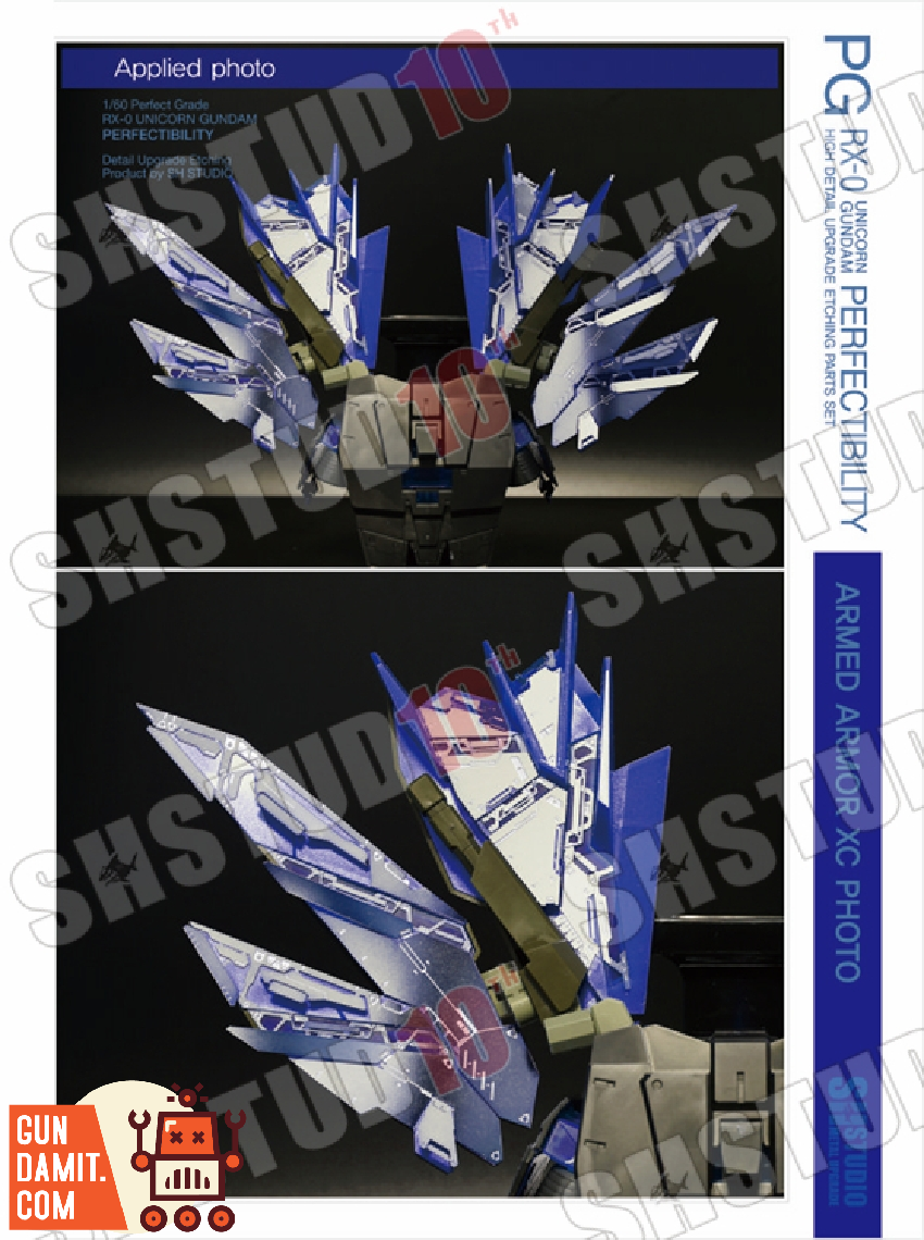 ＊完成＊メグ様オーダー RX-0 Unicorn Mega Size Photo Etch Set SHEU008 SH Studio - Zeonmarket