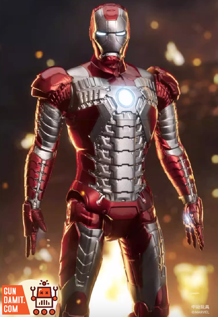 ZT Toys Marvel Licensed 1/20 Iron Man Hall of Armor Full Set