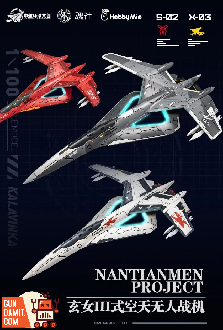 Hobby Mio 1/100 Nan Tianmen Project Pre-painted X-03 Kalavinka
