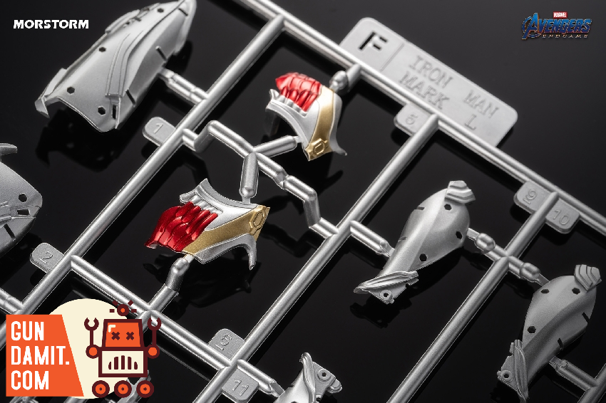 M・ロッド、マーガレット、超希少額装用画版、新品額装付 Morstorm 1/14 Iron Man Mark 50 Model Kit Painted Version