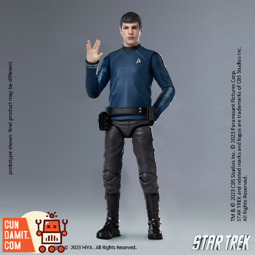 Hiya Toys 1/18 Exquisite Mini Series Star Trek 2009 Spock