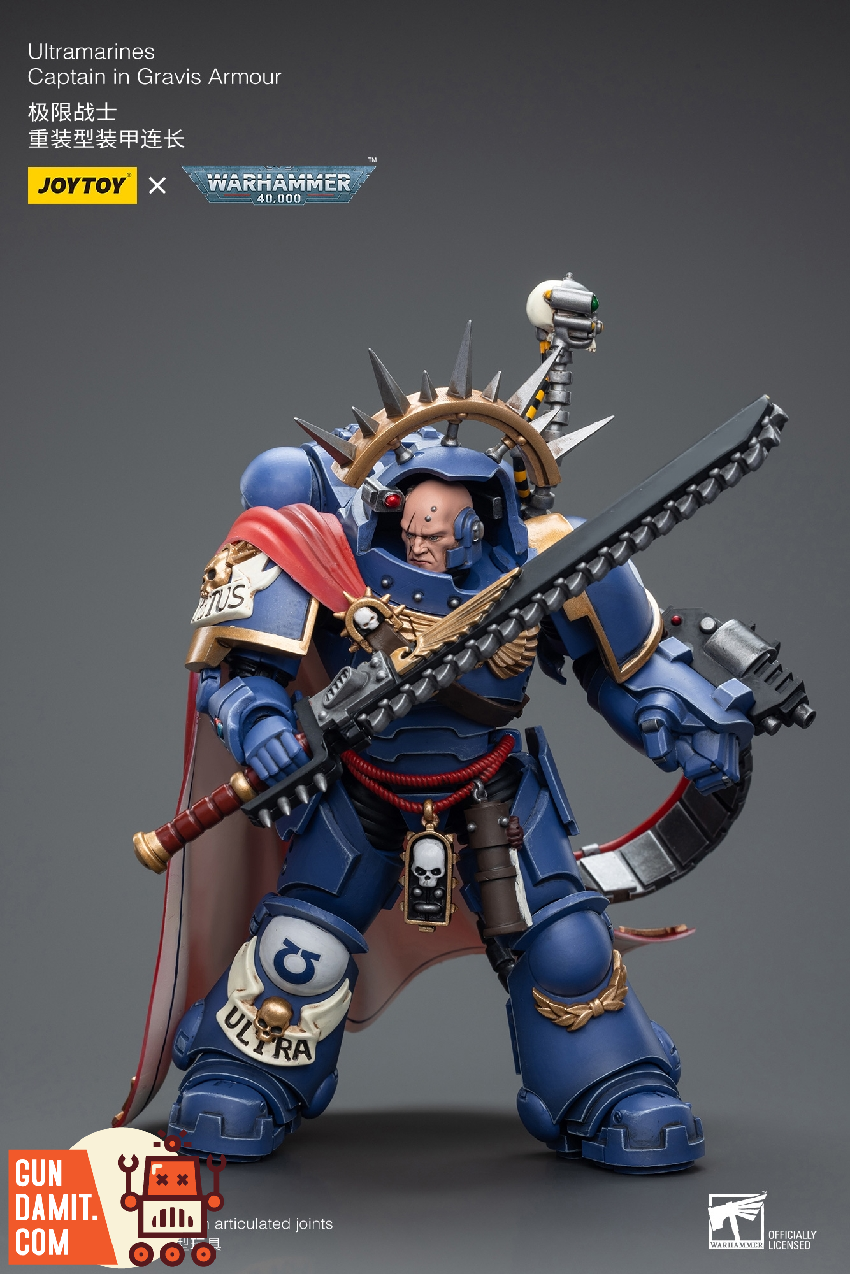 JoyToy Source 1/18 ウォーハンマー40K グラヴィス アーマー JoyToy 1/18 Warhammer 40K Ultramarines Captain Gravis | GunDamit.com