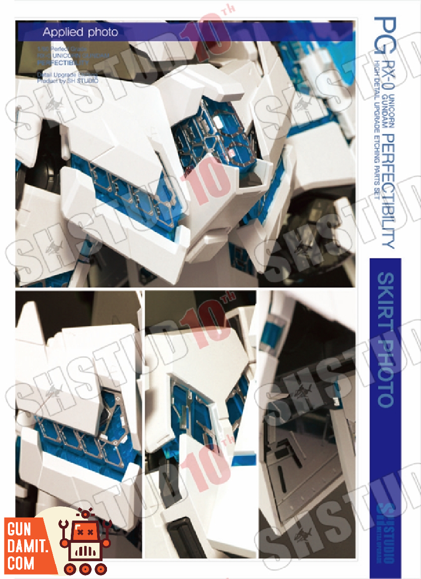 【GoRオーダーページ】 SH Studio Etching Upgrade Kit for 1/60 PG RX-0 Unicorn