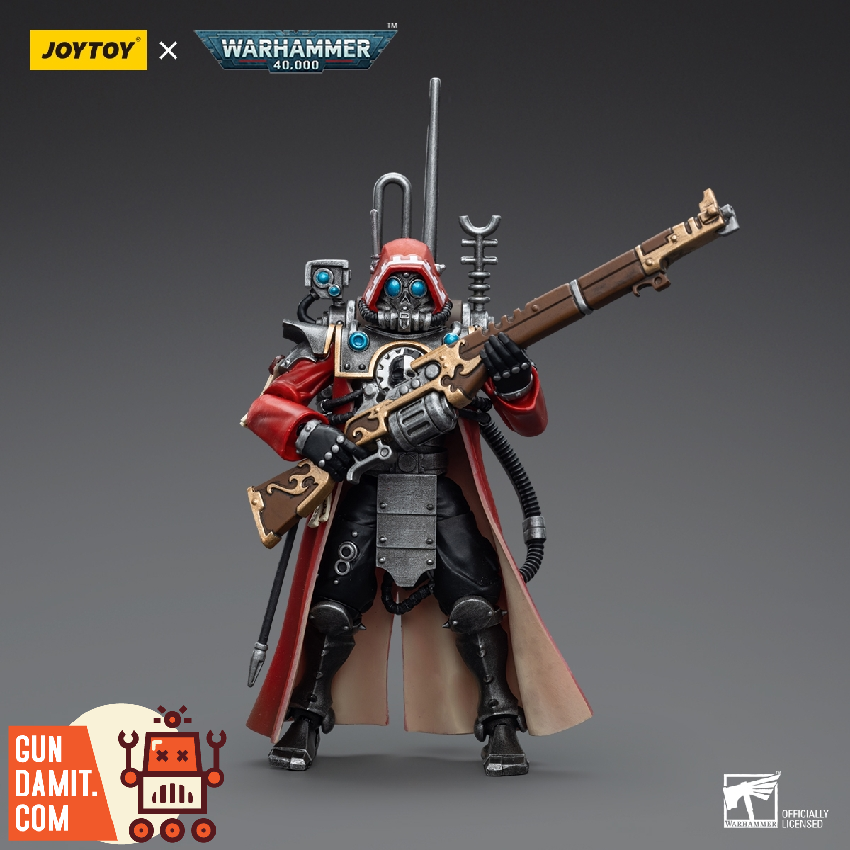JoyToy Source 1/18 Warhammer 40K Adeptus Mechanicus Skitarii Ranger w/ Data-tether