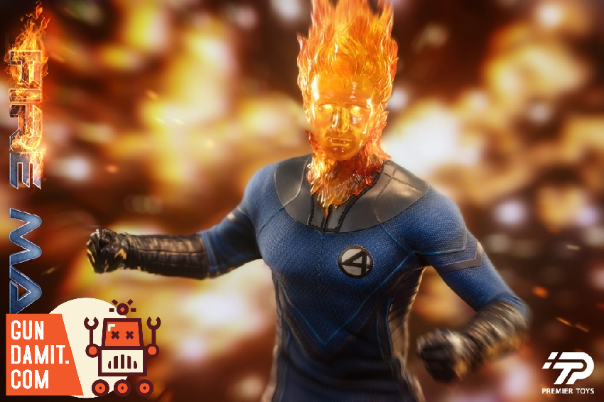 Premier Toys 1/6 PT0010 Fantastic Four Human Torch