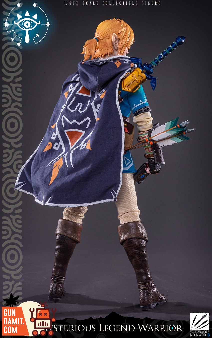 コミック・アニメ 1/6 nwtoys Mysterious Legend Warrior Night Wolves Toys 1/6 NW001B Mysterious Legend Warrior Deluxe
