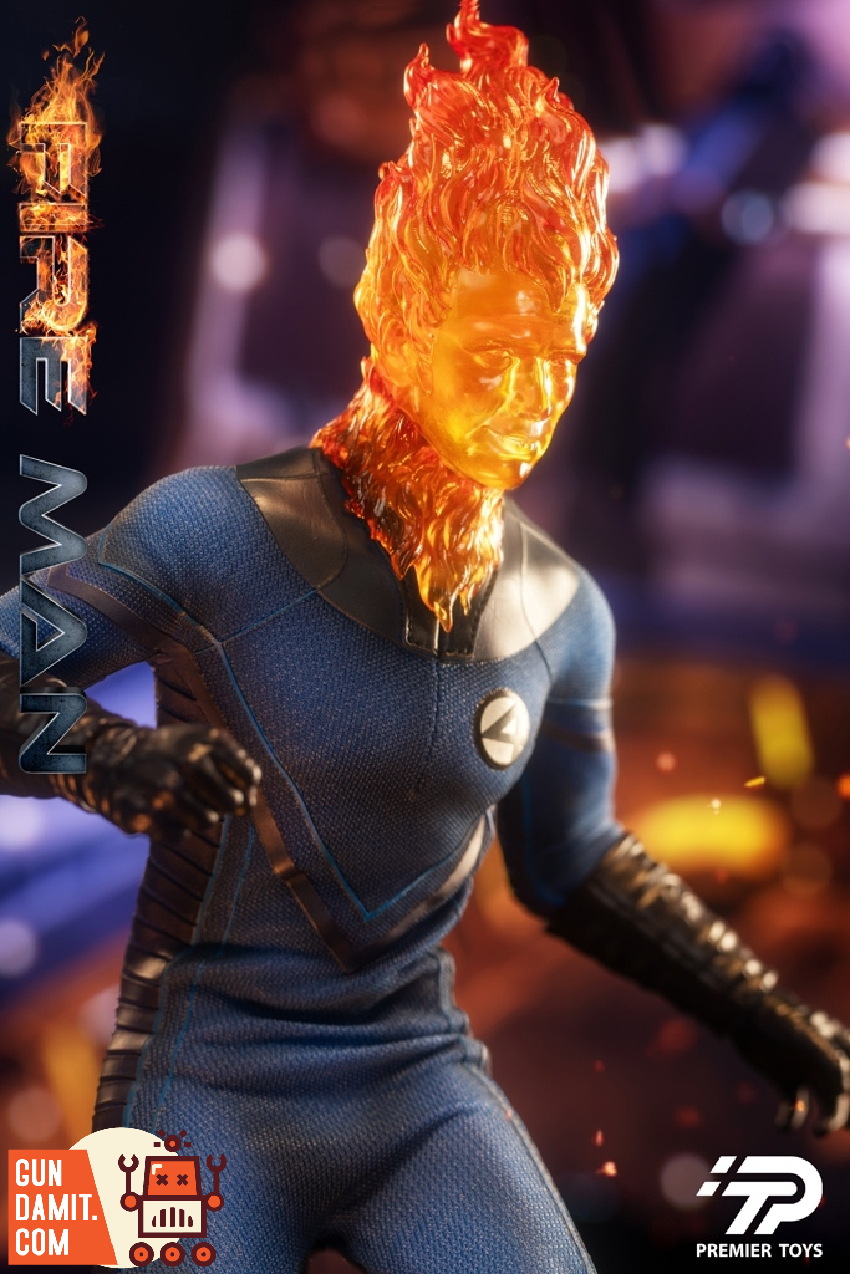 Premier Toys 1/6 PT0010 Fantastic Four Human Torch | GunDamit.com