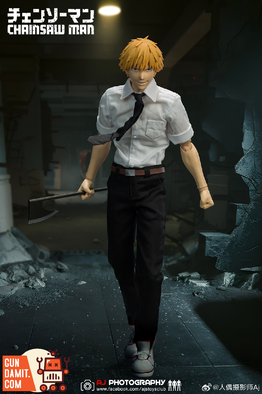 Threezero 1/6 FigZero Chainsaw Man Denji Figure | GunDamit.com