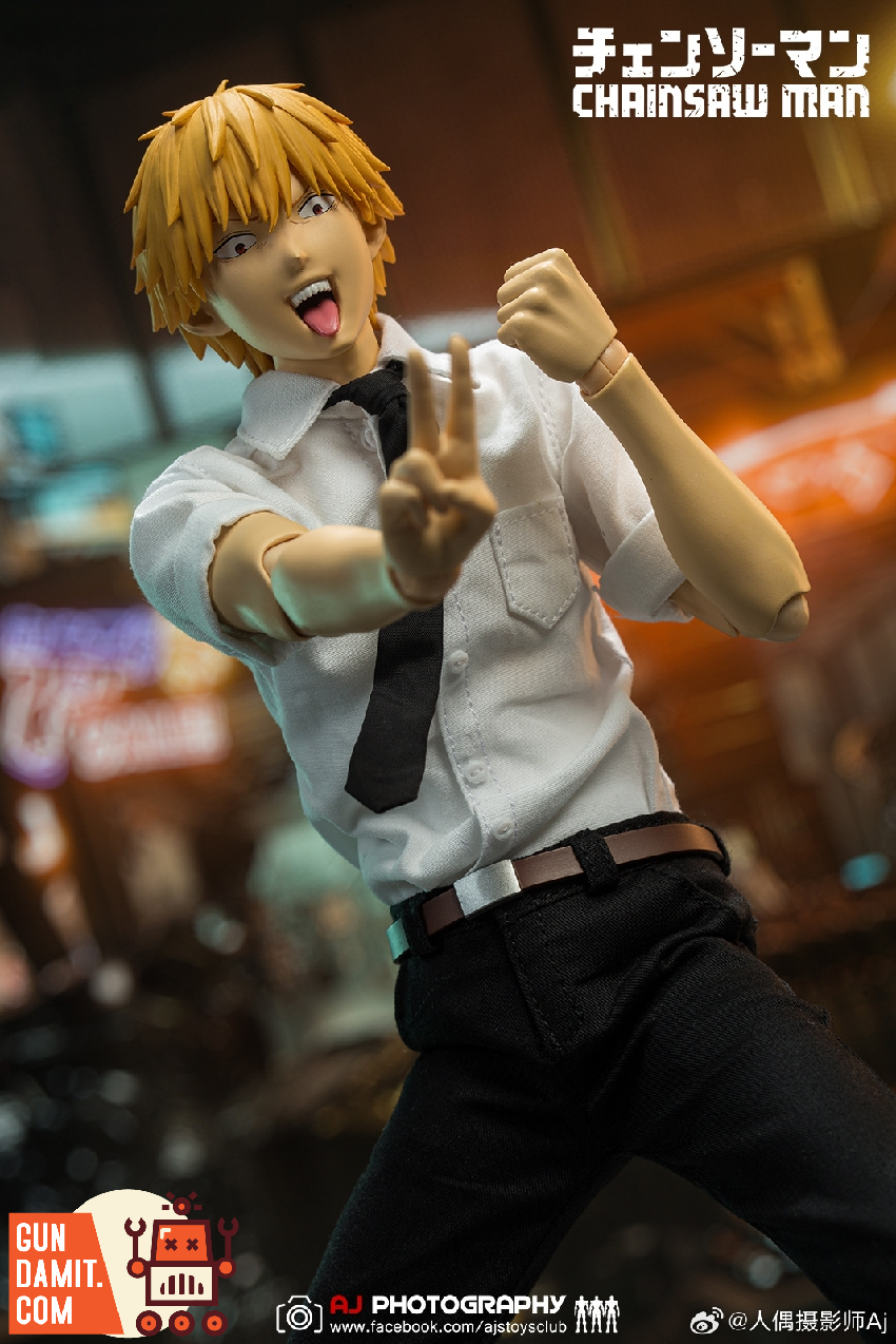 Threezero 1/6 FigZero Chainsaw Man Denji Figure | GunDamit.com