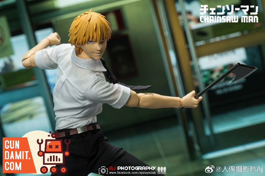 Threezero 1/6 FigZero Chainsaw Man Denji Figure | GunDamit.com