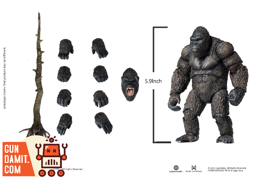 Hiya Toys Exquisite Basic Series Skull Island Kong | GunDamit.com