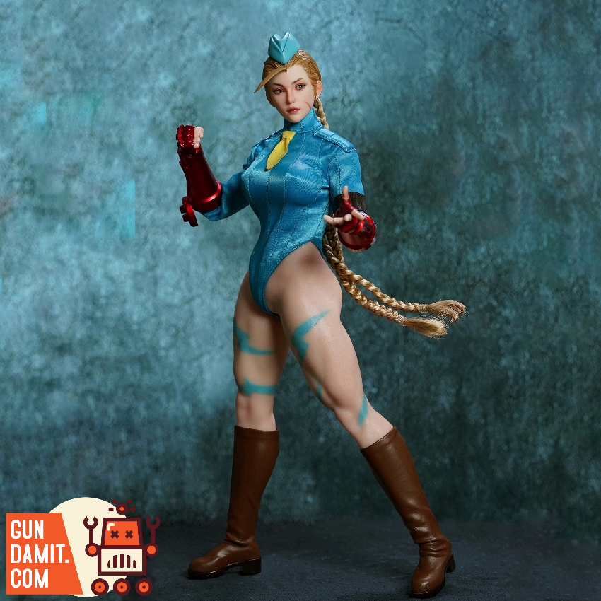 Play Toy 1/6 P020-B Blue Fighting Female Warrior Cammy | GunDamit.com