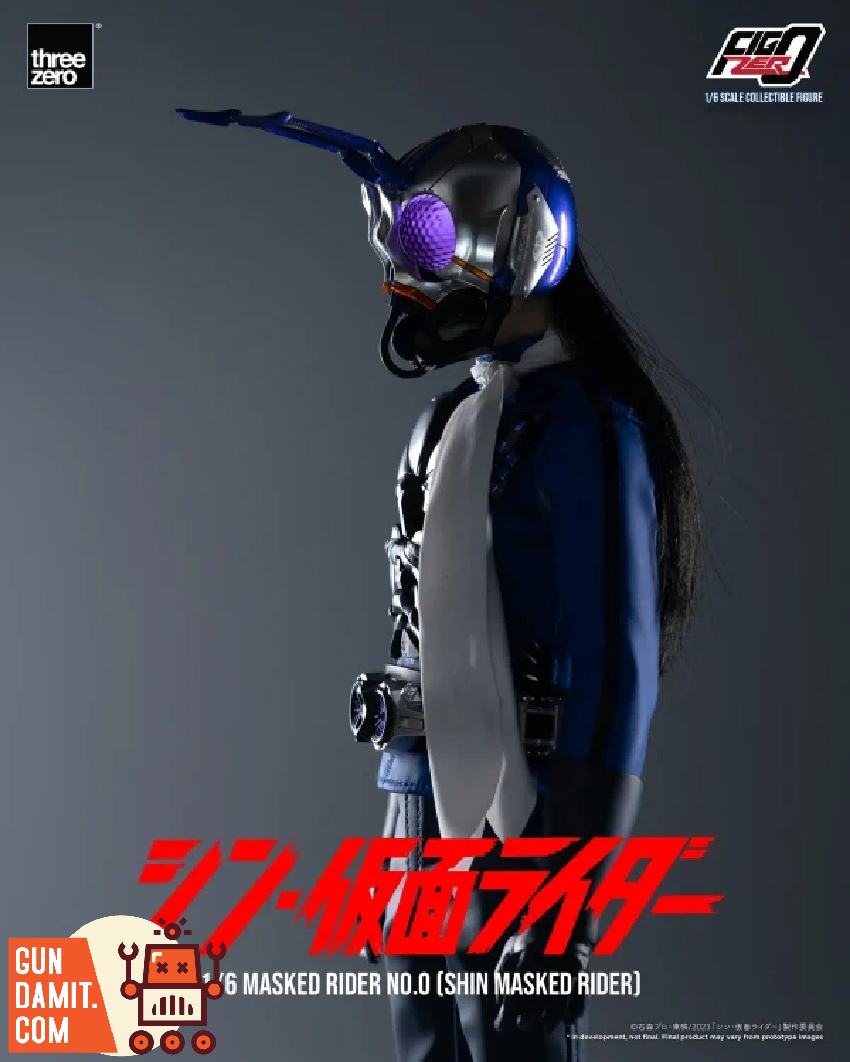 Threezero 1/6 FigZero Shin Masked Rider Masked Rider No.0