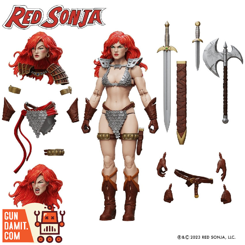 新品 BOSS FIGHT STUDIO RED SONJA(レッドソーニャ) Boss Fight Studio 1/12 Red Sonja Deluxe Version - GunDamit Store
