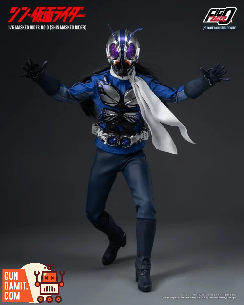 JOKERD 零-ZERO- HIGH RISE Threezero 1/6 FigZero Shin Masked Rider Masked Rider No.0