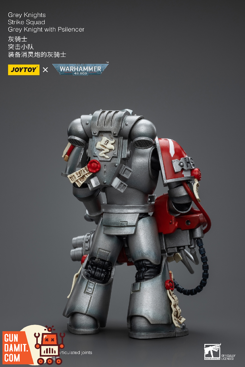 Bloomage Joytoy Tech - Warhammer 40K: Grey Knights Strike Squad Con Psycannon - Action Figure 1/18