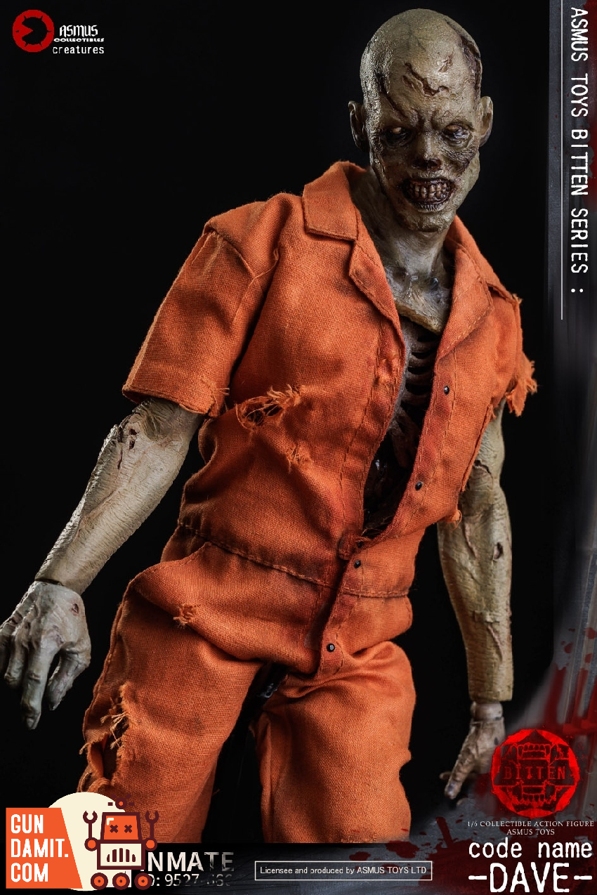 Asmus Toys 1/6 BIT004A Bitten Inmate Dave - GunDamit Store