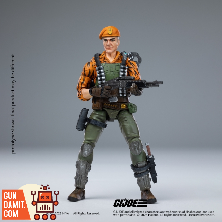 Hiya Toys 1/18 Exquisite Mini Series G.I.Joe Tiger Force- GunDamit