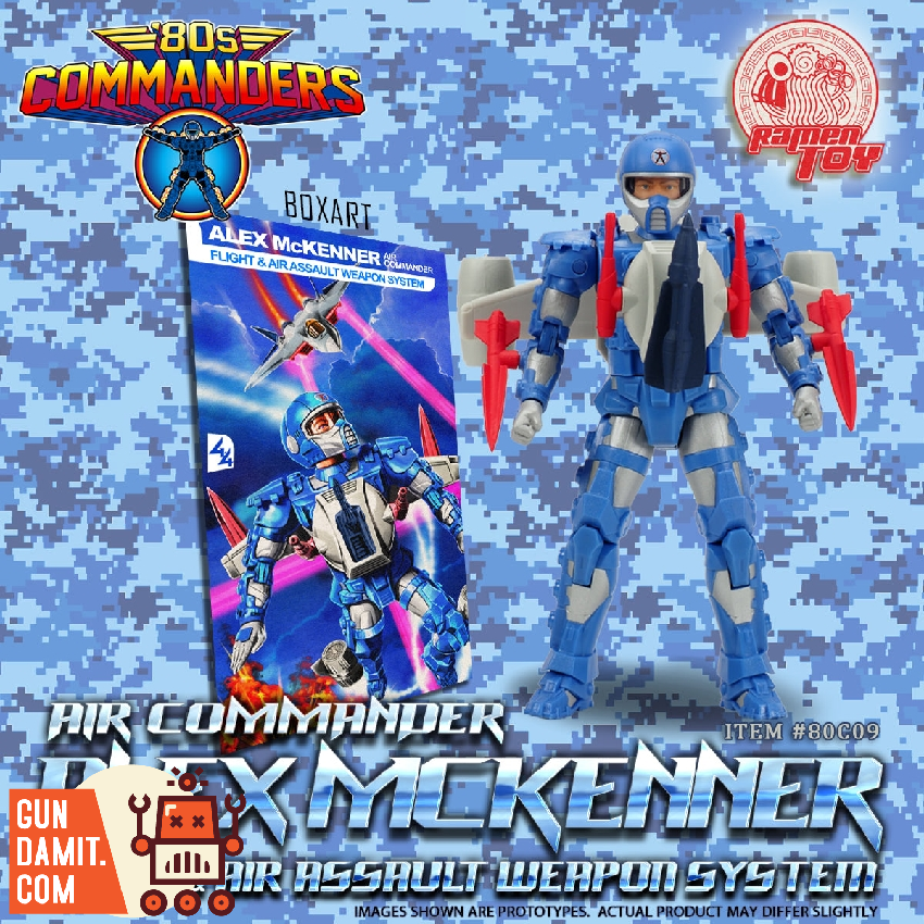 Ramen Toy 1/12 80C09 80s Commanders Air Commander Alex Mckenner