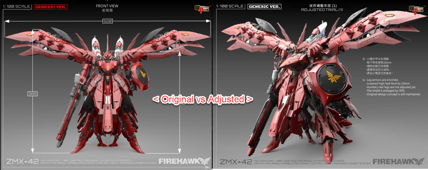 Reviews of Mechanicore 1/100 ZMX42 Firehawk Model Kit