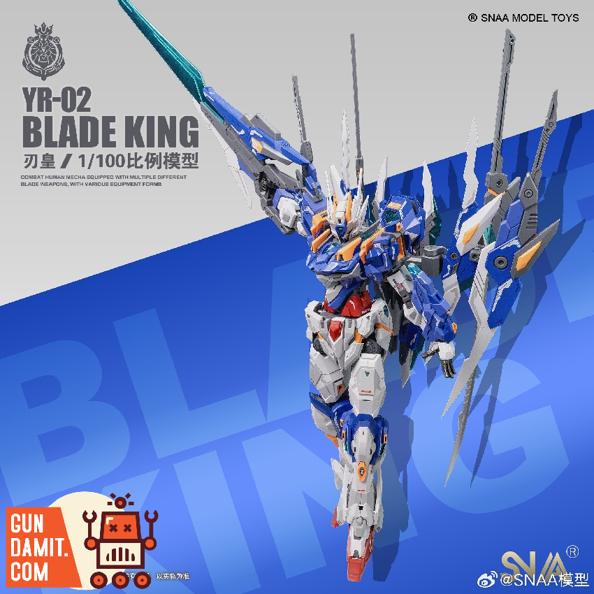 SNAA Model 1/100 YR-02 Emperor Series Blade King Model Kit