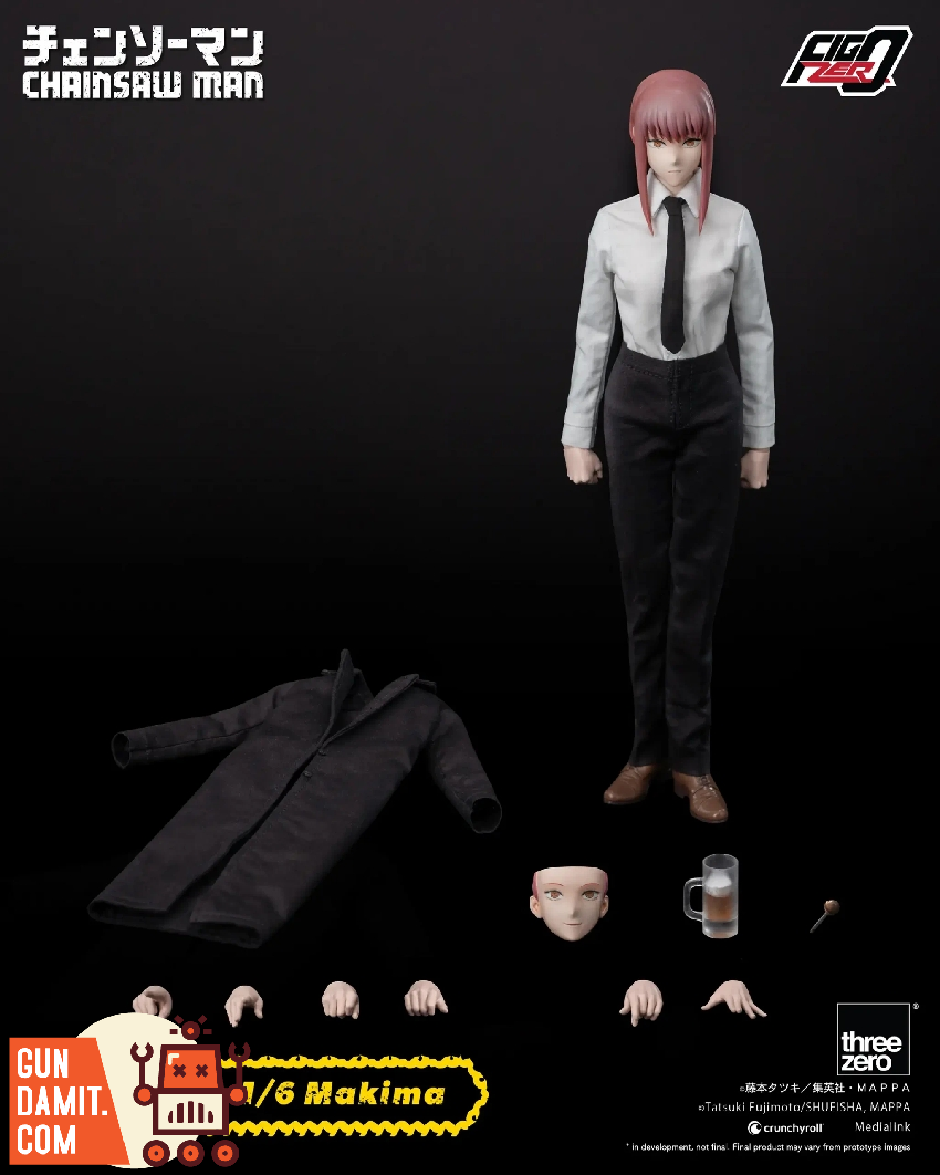 Threezero 1/6 FigZero Chainsaw Man Makima | GunDamit.com