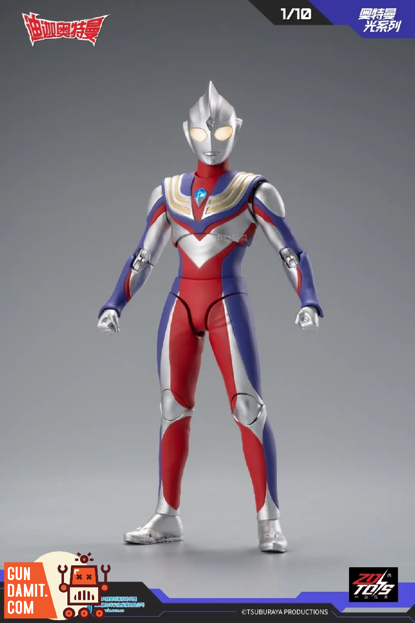 ZT Toys 1/10 Ultraman Tiga Light Series Figure | GunDamit.com