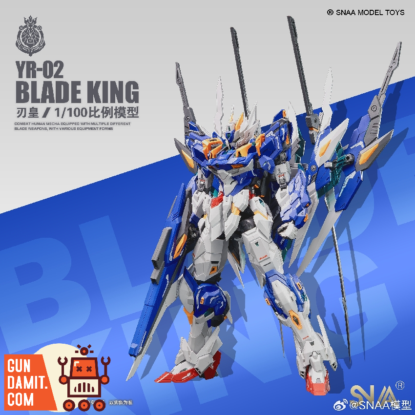 SNAA Model 1/100 YR-02 Emperor Series Blade King Model Kit