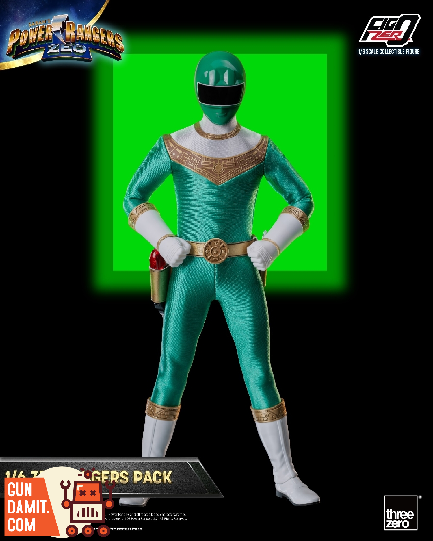 Threezero 1/6 FigZero Power Rangers Zeo Zeo Rangers Pack Set of 5
