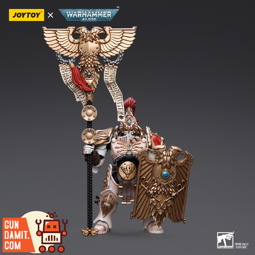 JoyToy Source 1/18 Warhammer 40K Adeptus Custodes Solar Watch Vexilus Praetor