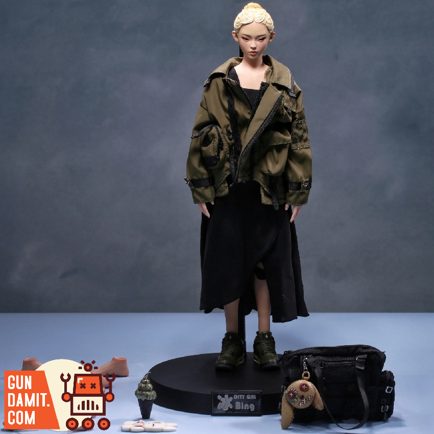 Mr.Z Model Studio 1/6 シティー ガール 沐 Mu 欠品あり Mr.Z CG001 1/6 Scale City Girl Mu & Bing Full Set 12-inch