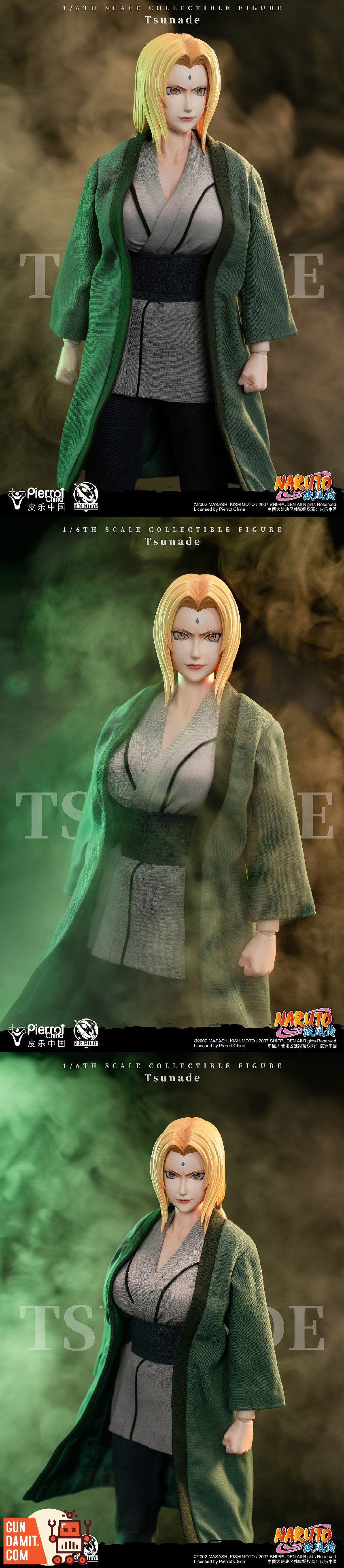 Rocket Toys 1/6 Official Licensed Naruto Fifth Hokage