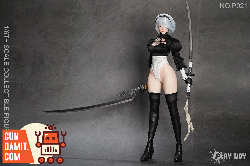 Play Toy 1/6 P021 Sexy Humanoid Robot 2B - GunDamit Store