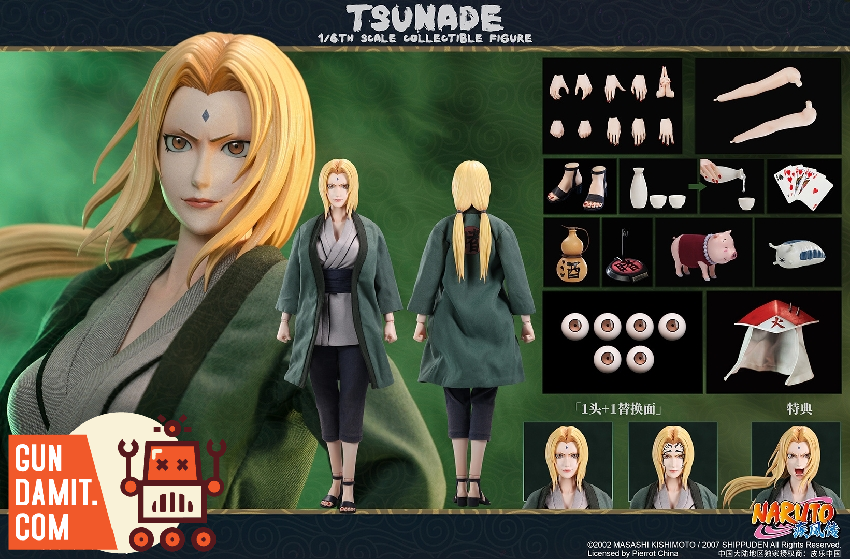 【最終価格】rocket toys 綱手 Rocket Toys 1/6 Official Licensed Naruto Fifth Hokage