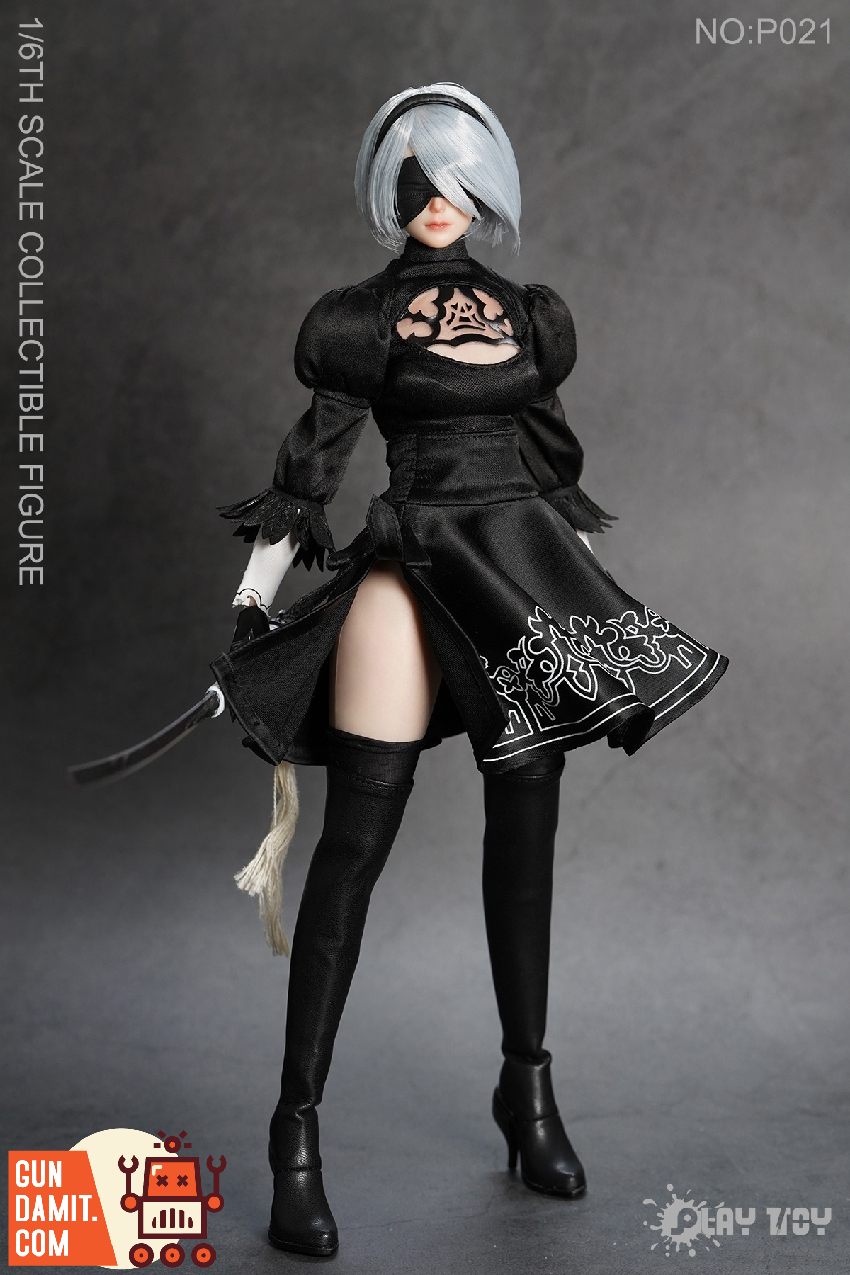 Play Toy 1/6 P021 Sexy Humanoid Robot 2B - GunDamit Store