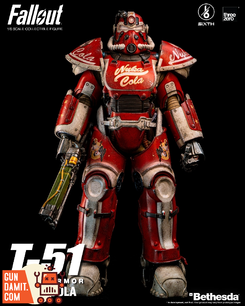 その他 Fallout Nuka Cola T-51 Power Armor 1/6 Threezero - Fallout - T-51 Nuka Cola Power Armor – Ages