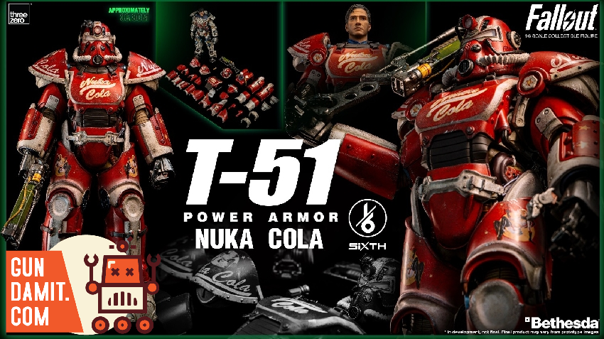 Threezero 1/6 Fallout T-51 Nuka Cola Power Armor - GunDamit Store