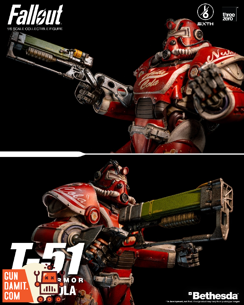 Threezero 1/6 Fallout T-51 Nuka Cola Power Armor - GunDamit Store