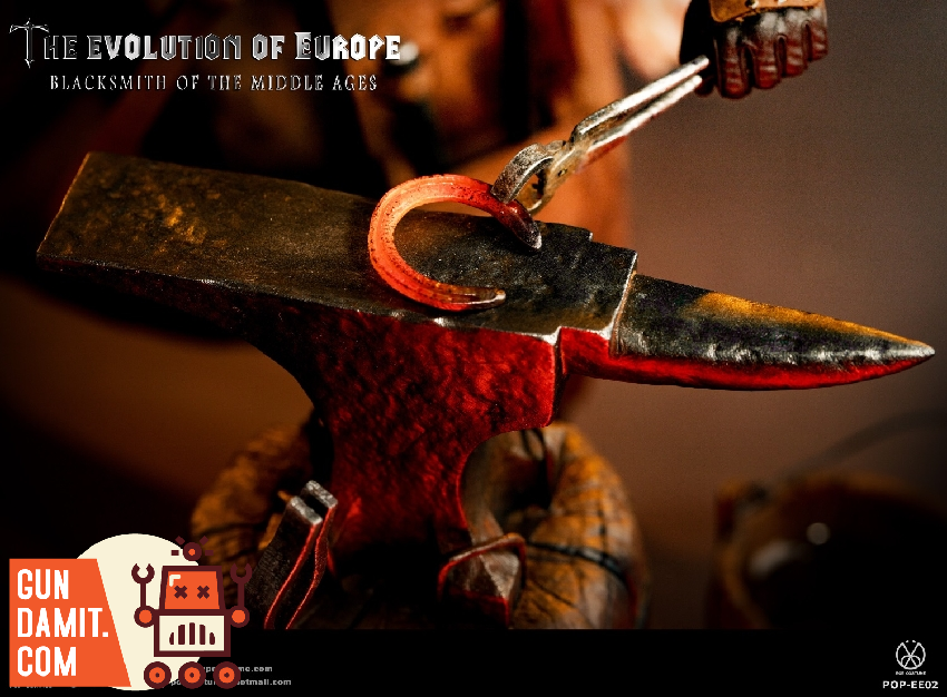POP COSTUME POP-EE02中世ヨーロッパ 鍛冶屋刀匠ブラックスミス POP COSTUME 1/6 EE02 The Evolution of Europe-- Blacksmith,1