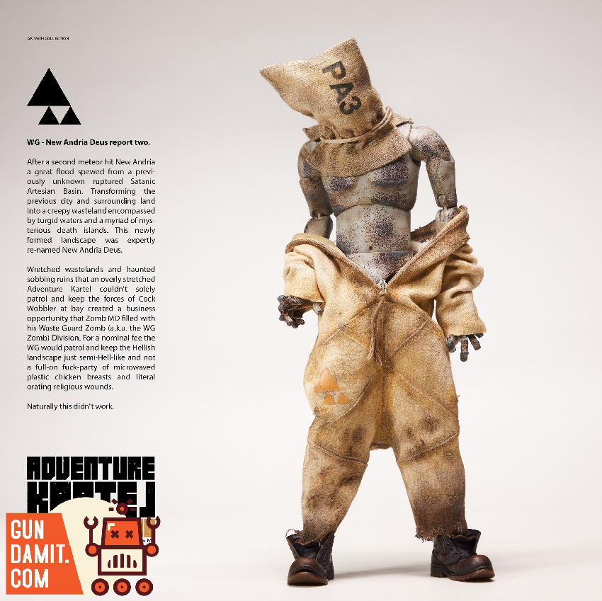 UNDERVERSE　1/6フィギュア　ZOMB PA3 アンダーバース　正規品 Underverse 1/6 Adventure Kartel WG PA3 Zomb Waste Guard