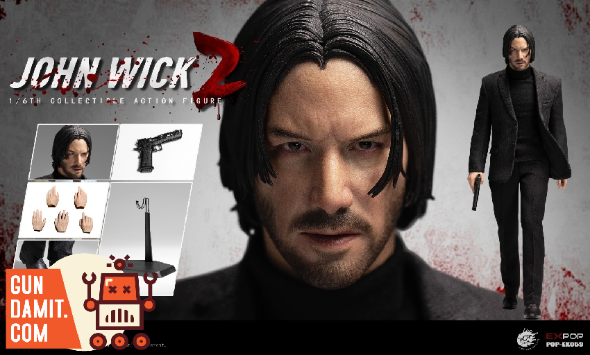 Ready! New PRESENT TOYS PT-sp61 1/6 John Wick Collectibles