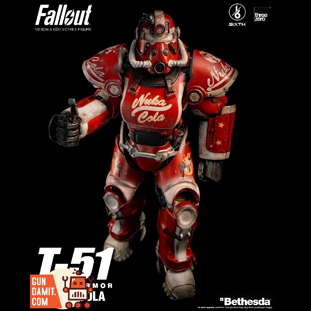 Threezero 1/6 Fallout T-51 Nuka Cola Power Armor 