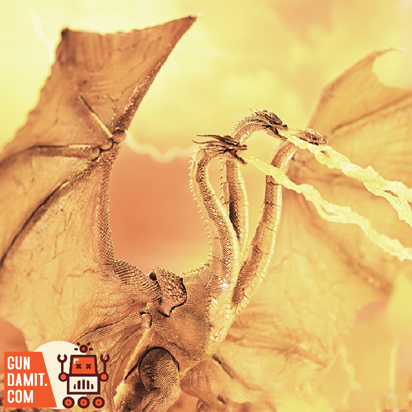 Hiya Toys EBG0077 Exquisite Basic Series Godzilla: King of the Monsters Ghidorah Gravitation Ray Ver.